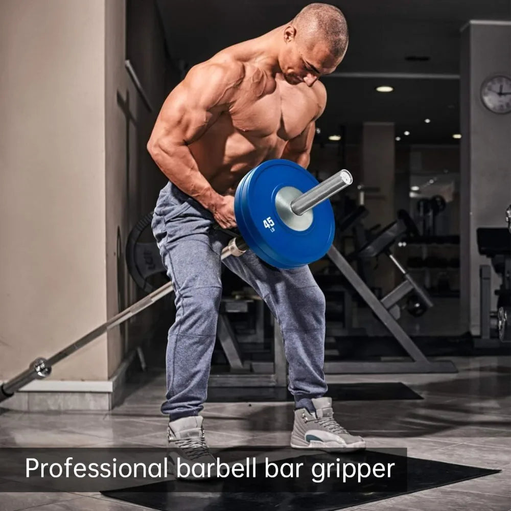 V-bar landmine handle attachment for barbell bars, solid multi grip landmine handle attachment with anti slip rubber handle