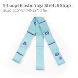 Yoga Elastic Band for Pilates Elastic Exercise Bands Resistance Physical Fitness Tension Belt Dance Gymnastics Girls Accessories