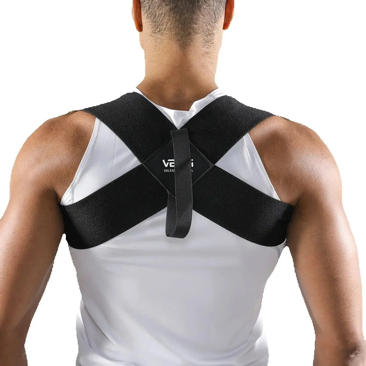 VBOSI Adjustable Posture Corrector Upper Back Support Sporty Shoulder Belt for Men Women