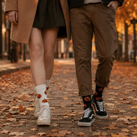 1/10 Pairs Halloween Pumpkin Socks for Men Women, Cute Cartoon Crew Socks, Funny Jack O Lantern Party Casual Holiday Socks
