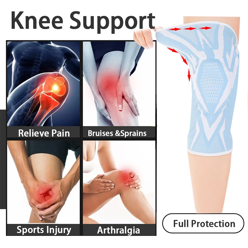 1Pcs Compression Knee Brace for Women Men Running Knee Pain,Knee Support Compression Sleeve,Sports Knee Braces for Arthritis