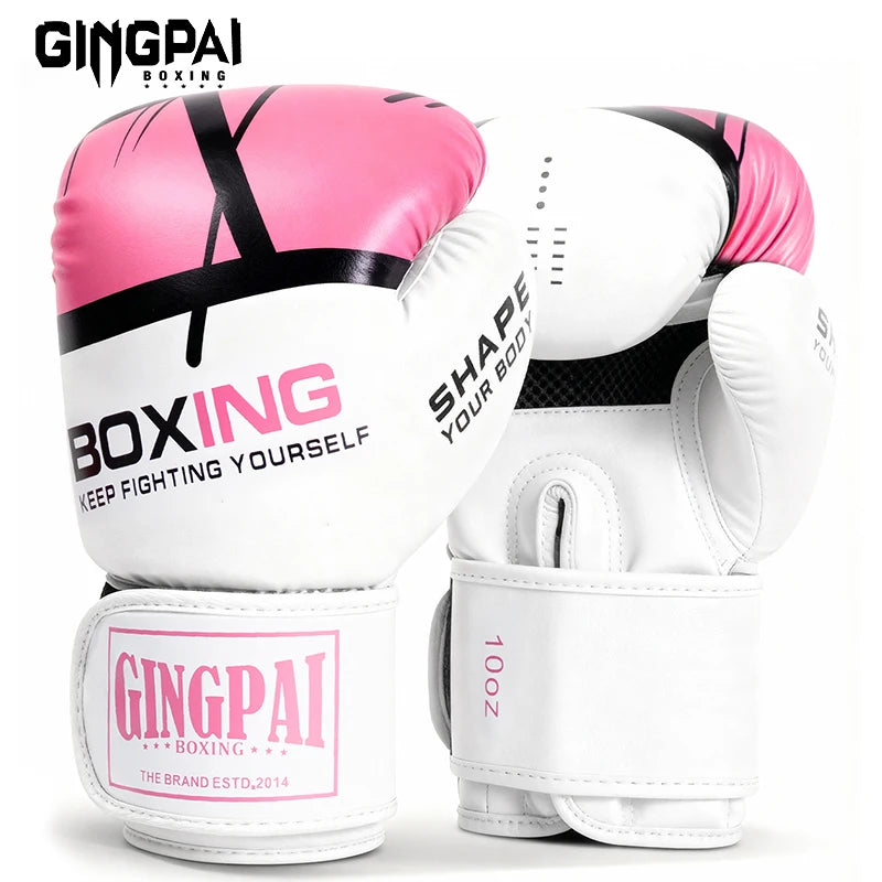 Professional Boxing Gloves Sanda Combat Kids Adult Men Women Boxing Gloves Muay Thai Training Punching Bags Thickened Breathable