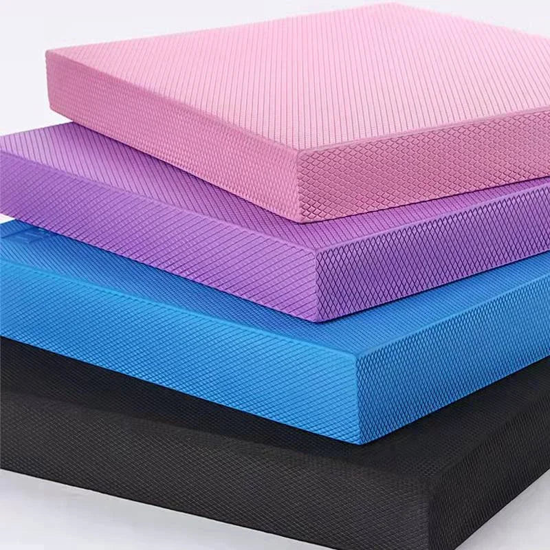 35*40cm TPE Yoga Mat Soft Balance Pad Waterproof Cushion Trainer Gym Pilates Block Fitness Knee Pad 5cm Thickened Balance Board