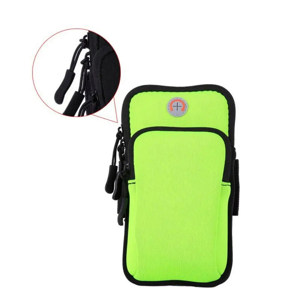 Portable Waterproof For Phone Money Keys Running Accessories Sports Armband Phone Case With Headset Hole Arm Bags