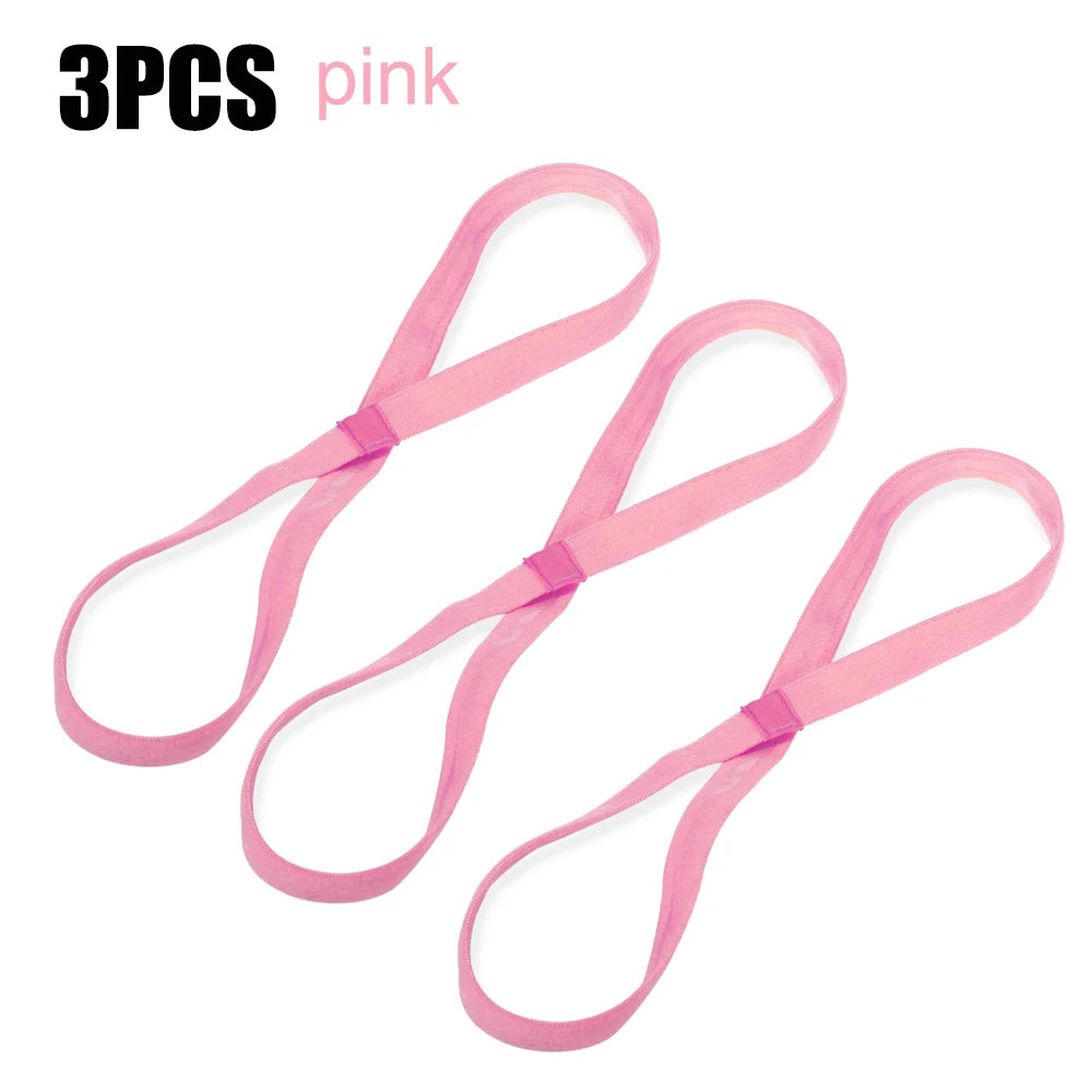 12 Pcs Thin Elastic Headbands Non Slip Sport Sweatbands for Running Soccer Basketball Cycling Workouts Gym Tennis Hiking Volleyb