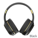 Over-Ear Bluetooth Headphones, Wireless Sport Headset with Wired Option, LED Breathing Light, Foldable Portable Design for PC Gaming, Music, Travel, Home Office Use, Great Gift Choice for Men, Women and Students