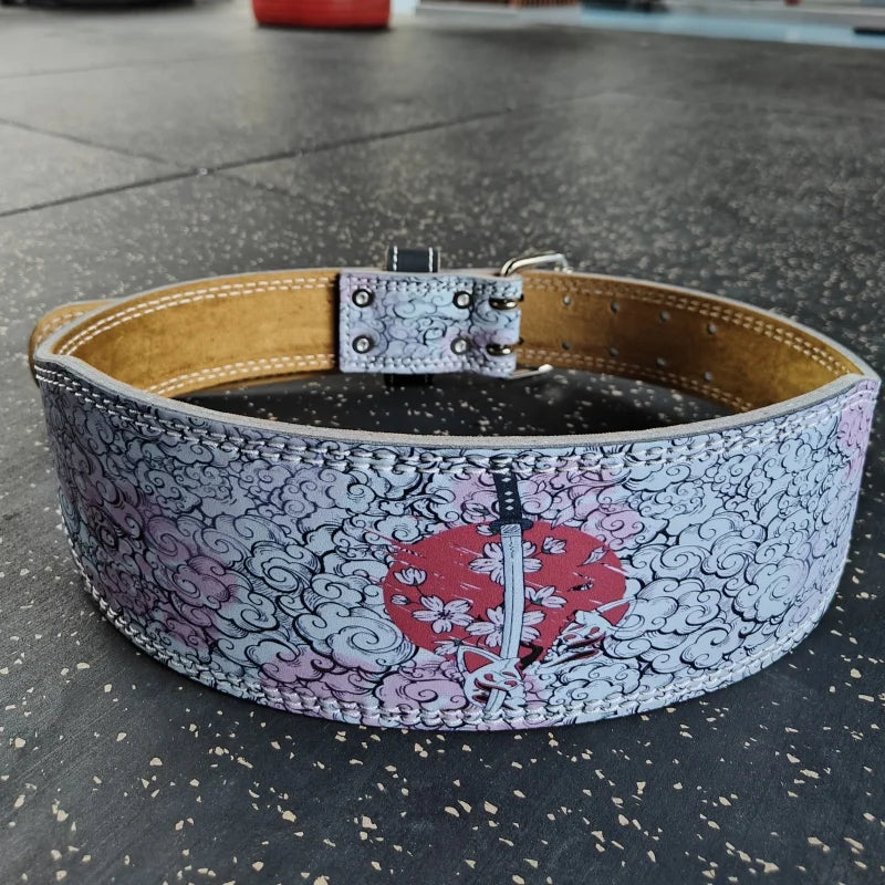 Fitness Weightlifting belt Samurai Sword Style Gym Weight Lifting Belt for Men & Women Workout Powerlifting Belt for Deadlift