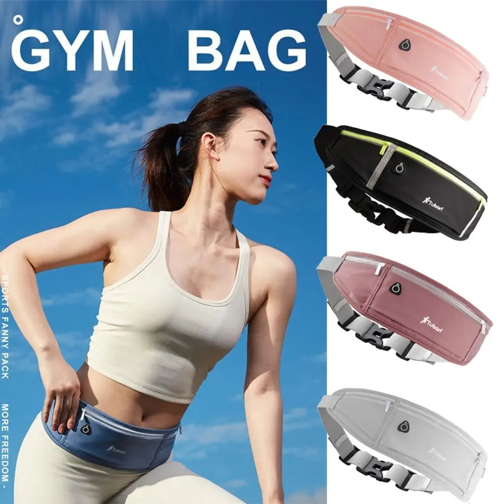 Casual Hidden Running Waist Bag Lightweight Waterproof Sports Belt Pouch Gym Bags Belt Waist Pack Mobile Phone Bag Men