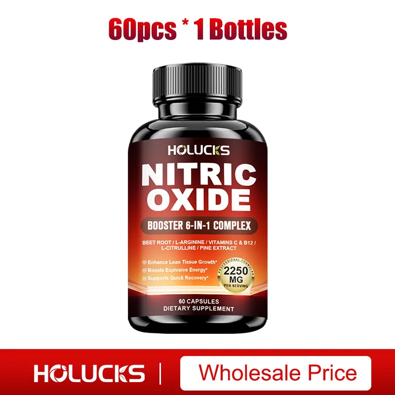 Nitric Oxide Booster Pre-Workout Boosts Muscle, Pump, Energy and Endurance, Performance & Muscle Mass, Beet Root Supplement