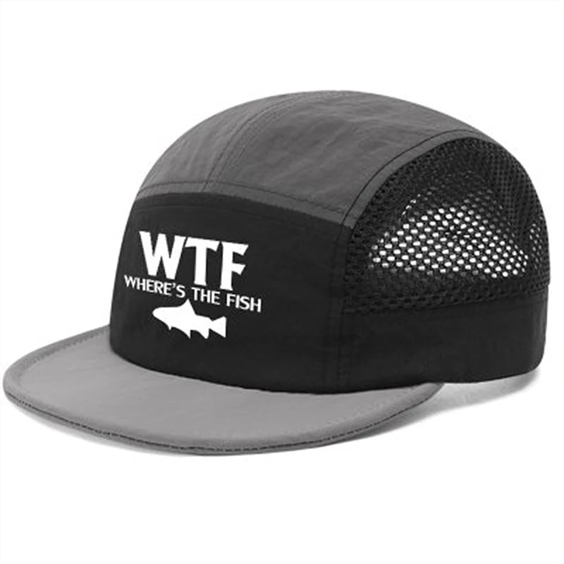 1Pcs Fun  Fishing Hat, Unisex Mesh Breathable Baseball Cap, Outdoor Casual Fashion Hat, Breathable Mesh Summer Hat