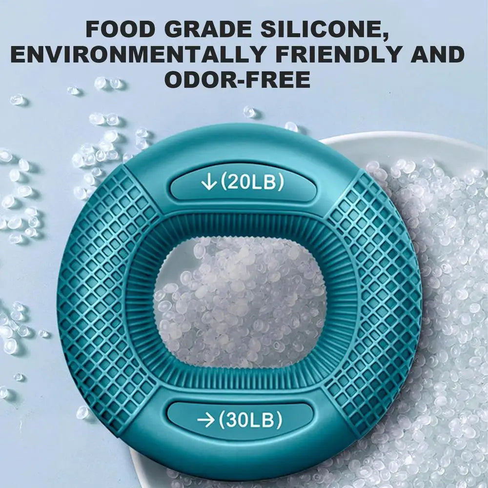 Silicone Finger Grip Strengthener Hand Wrist Exercise Ring For Carpal Tunnel Relief Portable Gym Office Rehabilitation Tool