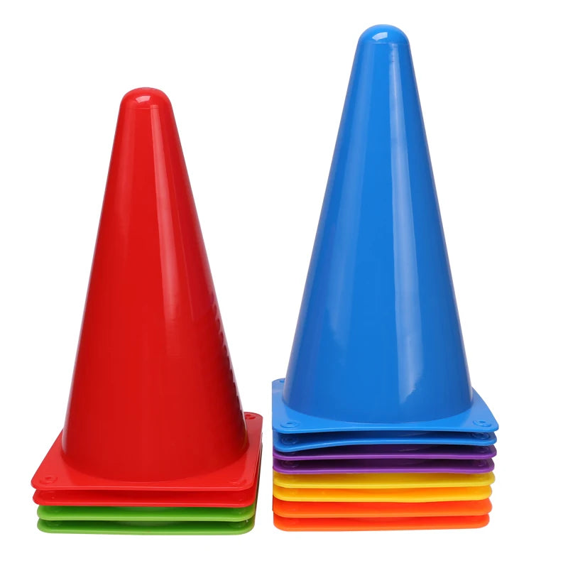 12PCS Durable Sports Football Accessories Soccer Training Marker Equipment Agility Cones