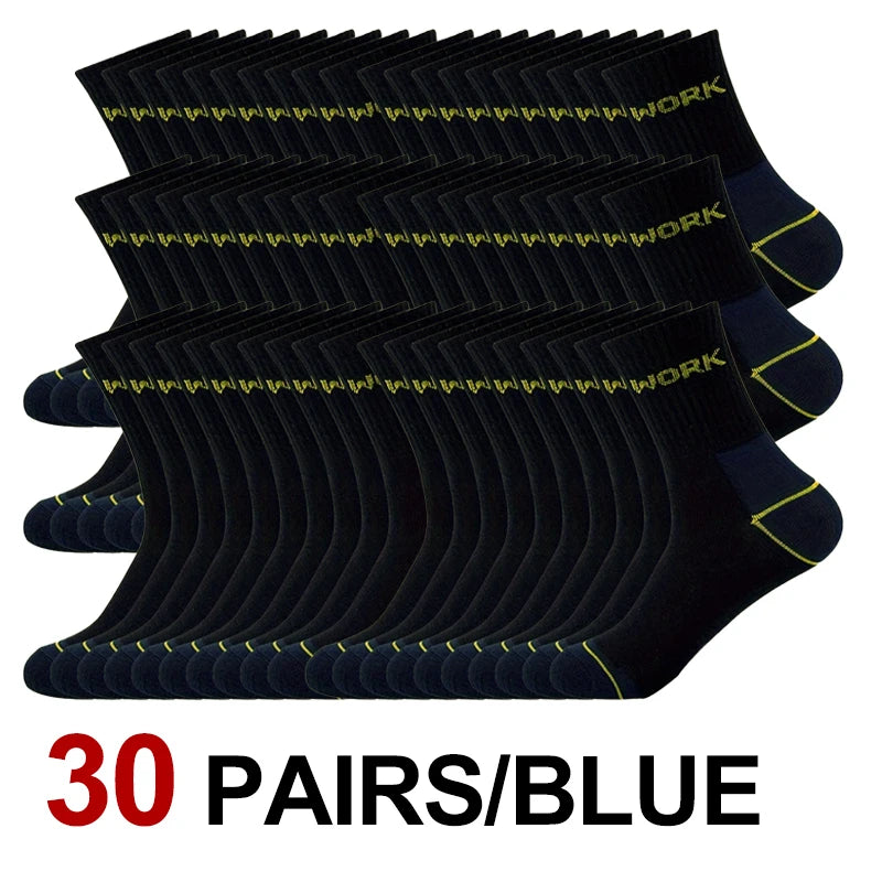 10/30 Pairs Neutral Solid Color Round Neck Socks Spring Summer Sweat Absorbing Breathable Comfortable All-season Sports Socks