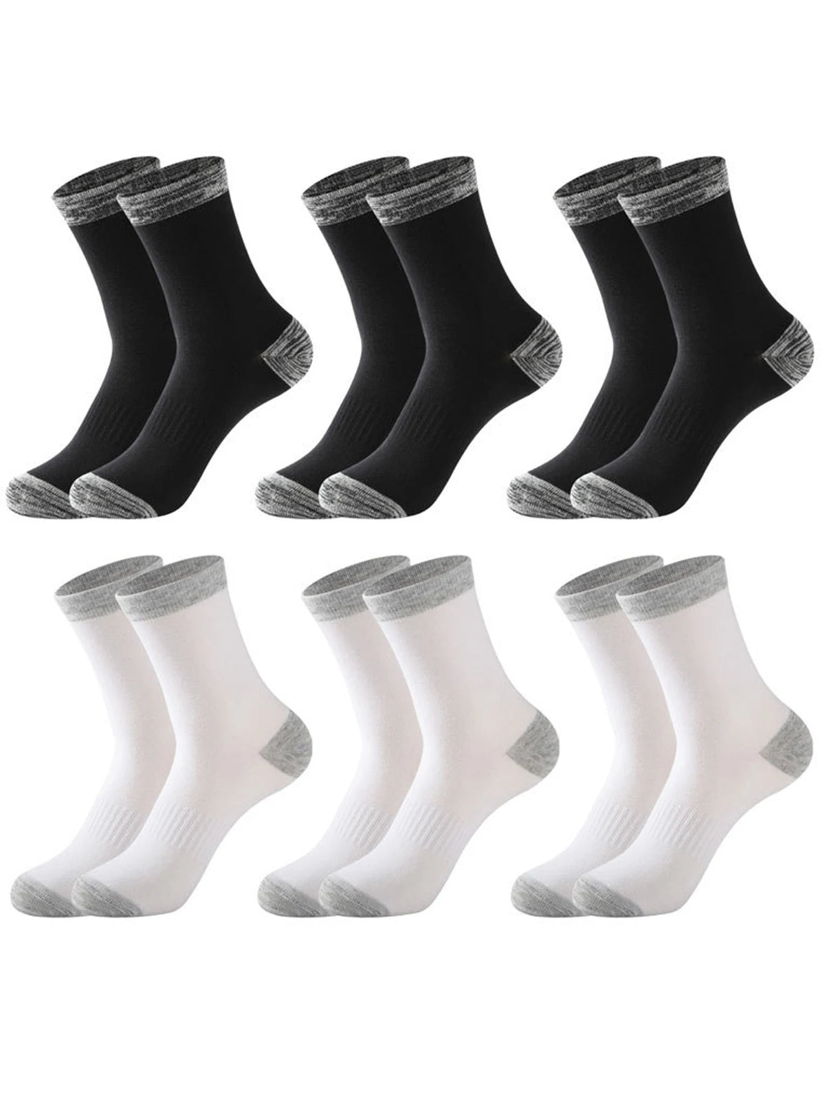 12Pairs Super Thick Merino Wool Socks Male Men Winter Thermal Cashmere Socks Fleece Terry Loop Middle Tube Socks High Quality