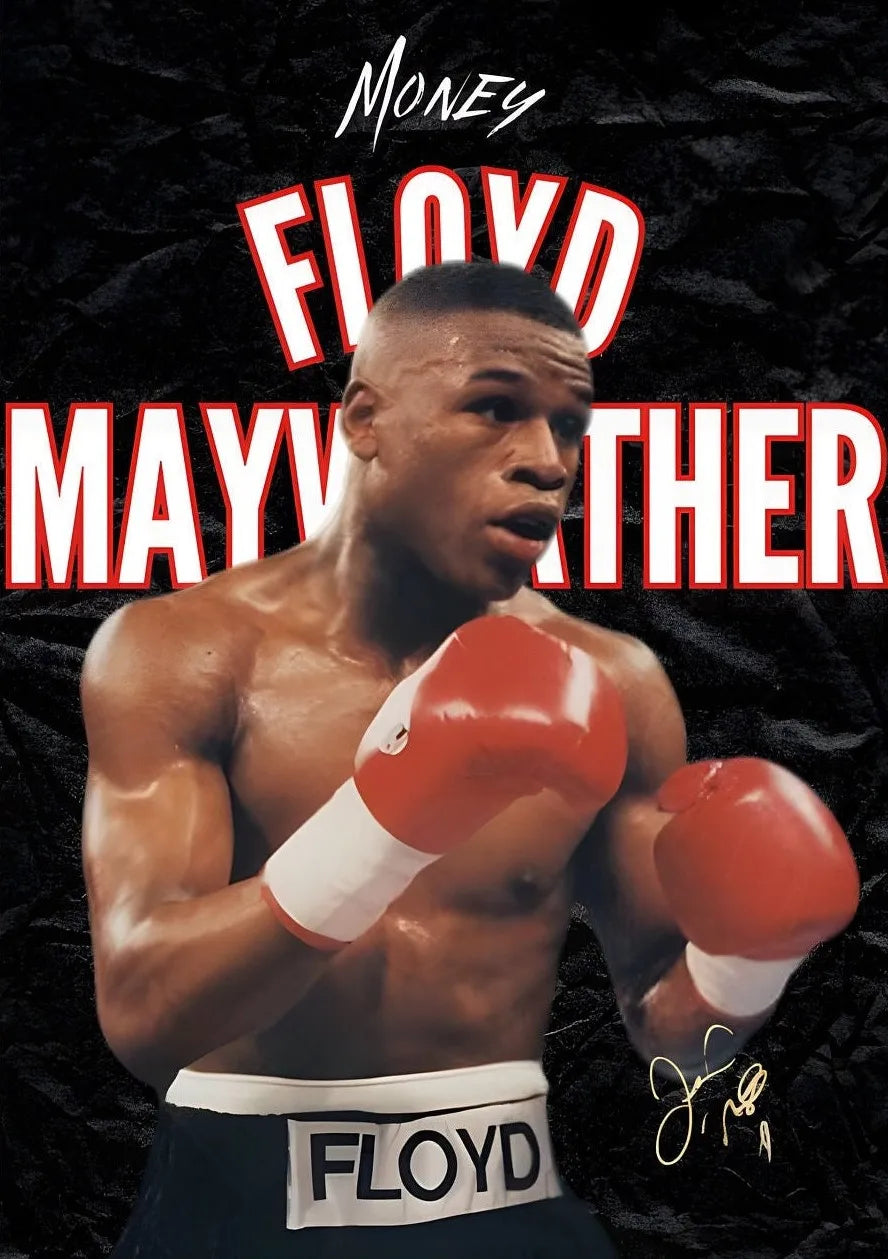 Famous Boxing Champion Posters Motivational Boxing Legends Prints Canvas Painting Wall Art Pictures Home Gym Boy's Bedroom Decor