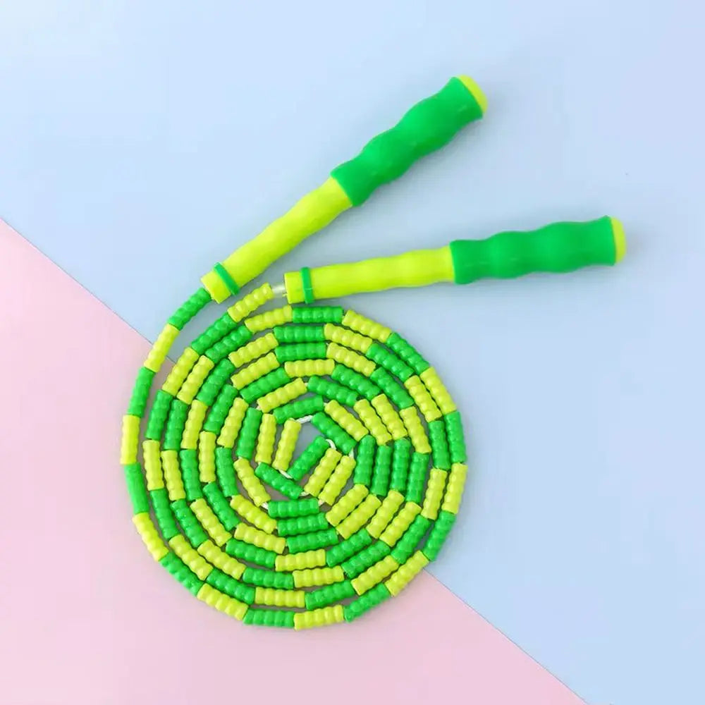 Anti-Skid Segmented Fitness Jump Rope Adjustable Environment Protection Soft Bead Skipping Rope Anti Slip Professional