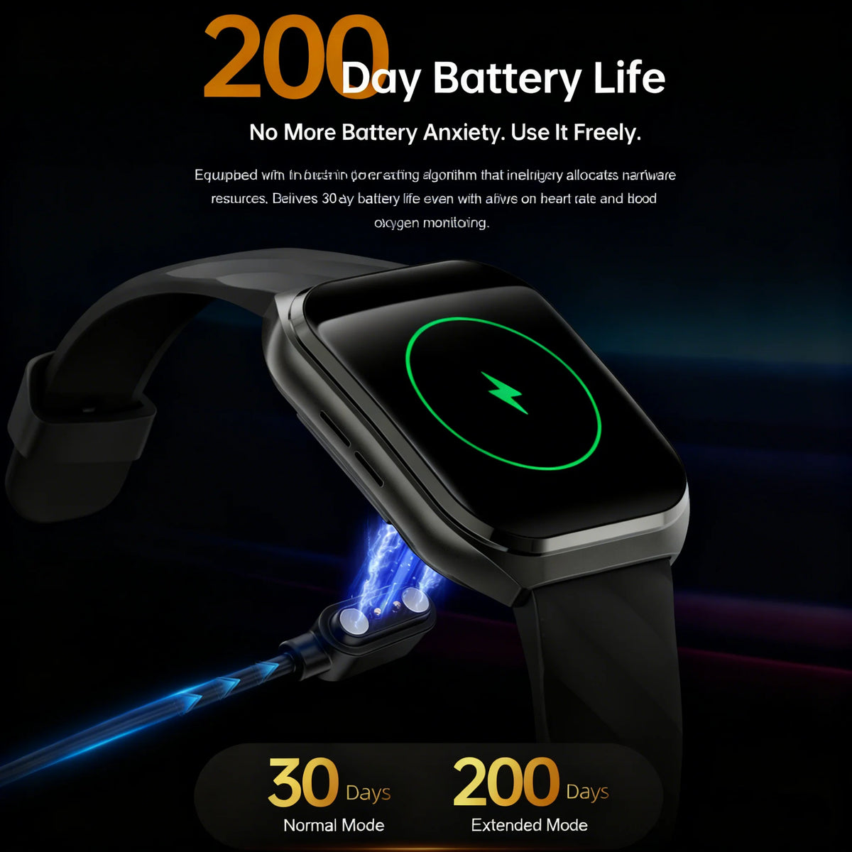 2026 NEW Smart Watch 1000mAh Large Battery Sports Modes Tracker Heart Rate Bluetooth Call 1.83'' HD Screen Waterproof GPS Woman