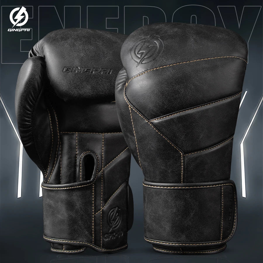 High Quality 8/10/12/14oz Boxing Gloves Adult Men's Sanda Combat Punching Bag Training Women's Thick Breathable Muay Thai Combat