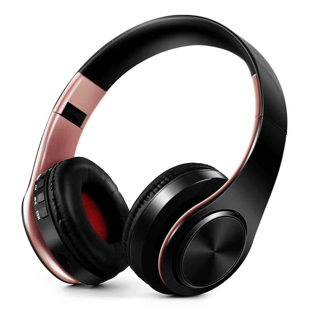 AYVVPII Stereo Wireless Bluetooth Headphone FM and Support SD Card with Mic for Mobile Iphone Sumsamg Tablet MP3