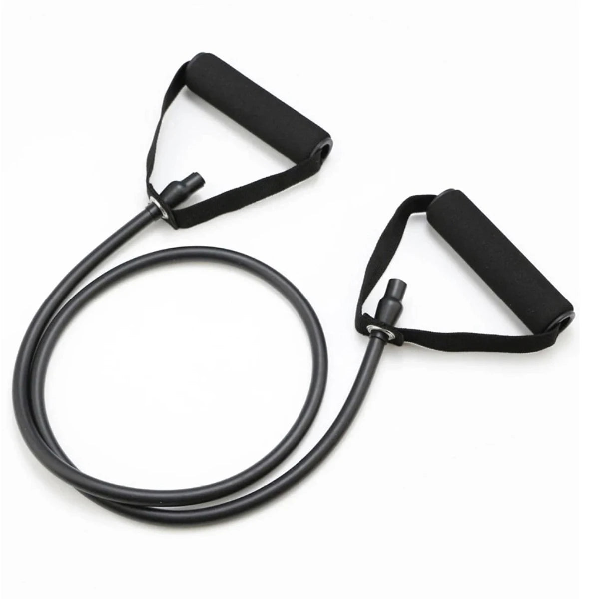 5 Levels Yoga Fitness Tensioner Resistance Band With Handles, Elastic TPE Straight Bar Yoga Pull Rope Fitness Exercise Tube Band
