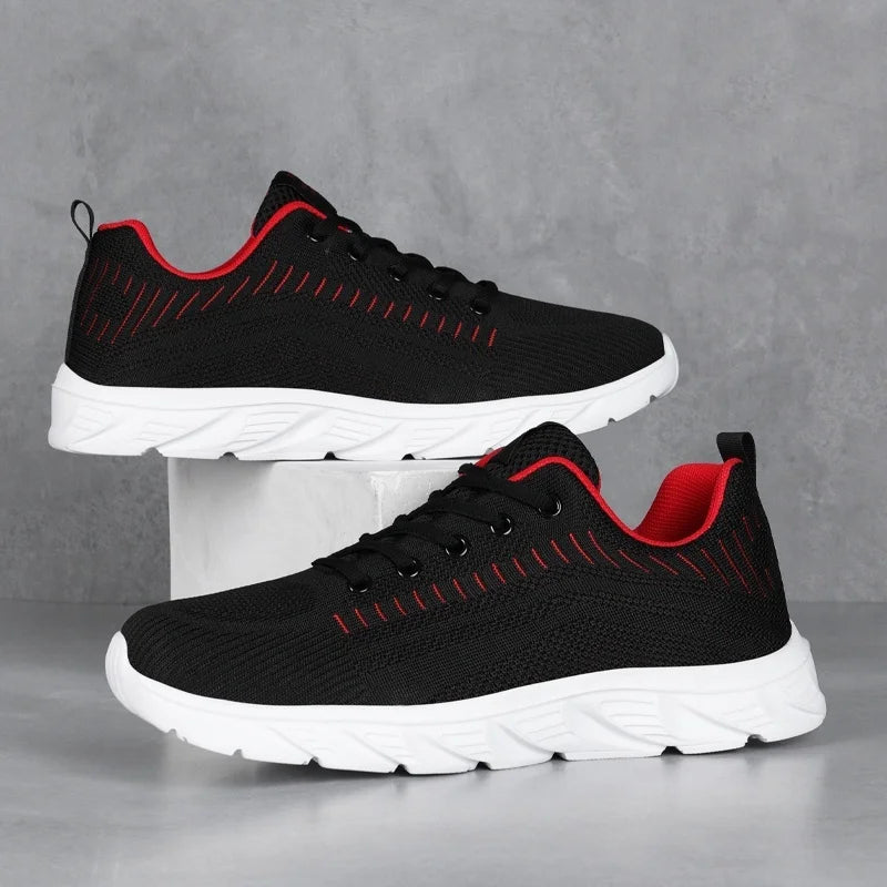 MAEDEF Running Shoes Men Breathable Sneakers 2025 Lightweight Walking Shoes Anti Slip Comfortable Mens Athletic Shoes Summer