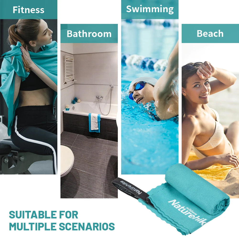 Naturehike Quick Dry Towel Outdoor Moisture Transferring Breathable Bath Towel Portable Sports Gym Towel Travel Beach Towel