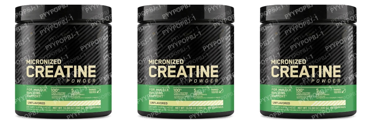 Creatine Monohydrate Powder 300g (60 Servings) Unflavored Support Strength and Muscle Performance Recovery