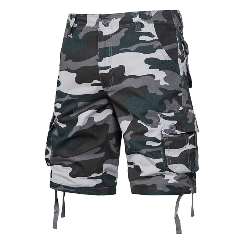 Loose Camouflage Beach Five Pants Men's Summer Cotton Thin Section In The Pants Summer Work Casual Shorts