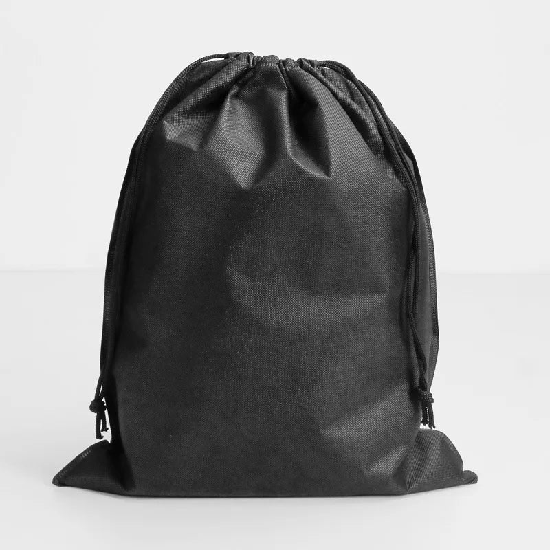 StoBag Non-woven Drawstring Bags Shoe Clothes Storage Fabric Portable Reusable Travel Organizer Pouches Custom Logo(Extra Fee)