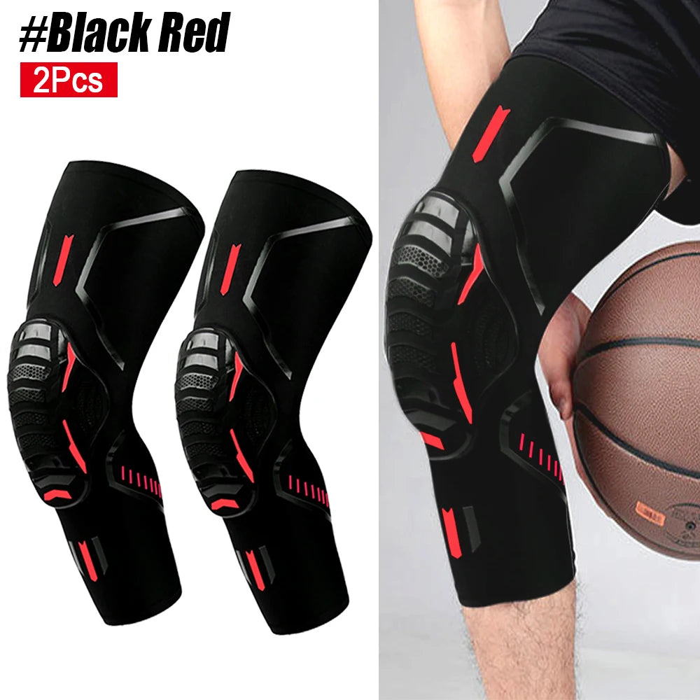 2Pcs/Pair Sport Crashproof Knee Support Pad Elbow Brace Arm Leg Compression Sleeve Outdoor Basketball Football Bicycle Protector
