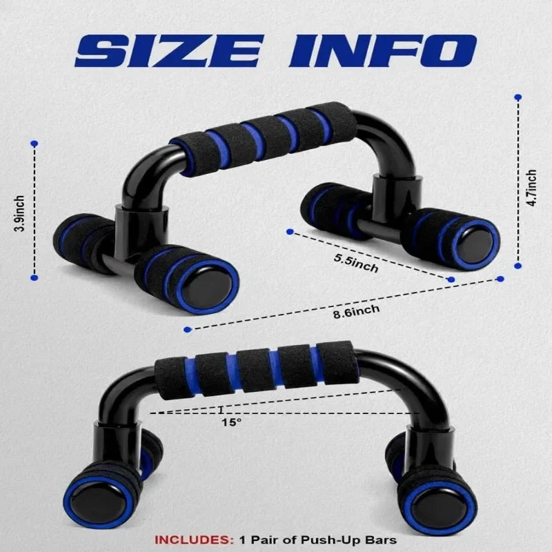 Non-Slip Push up Stand Home Fitness Power Rack Gym Handles Pushup Bars Arm Chest Muscle Training Equipment for Bodybuilding