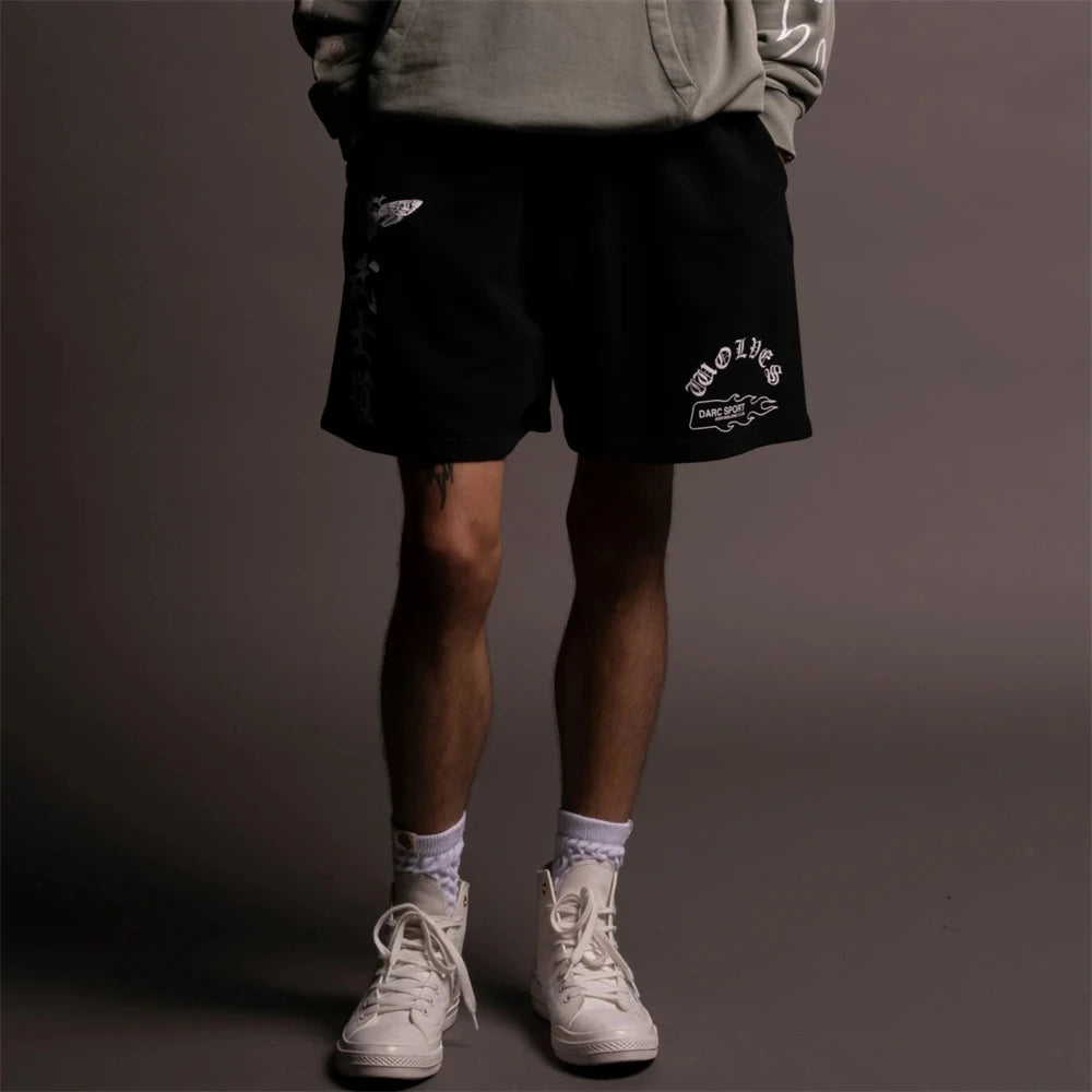 Summer Casual Fashion Jogger Shorts Men Cotton Breathable Loose Beach Short Pants Comfortable Gym Basketball Sport Street Shorts