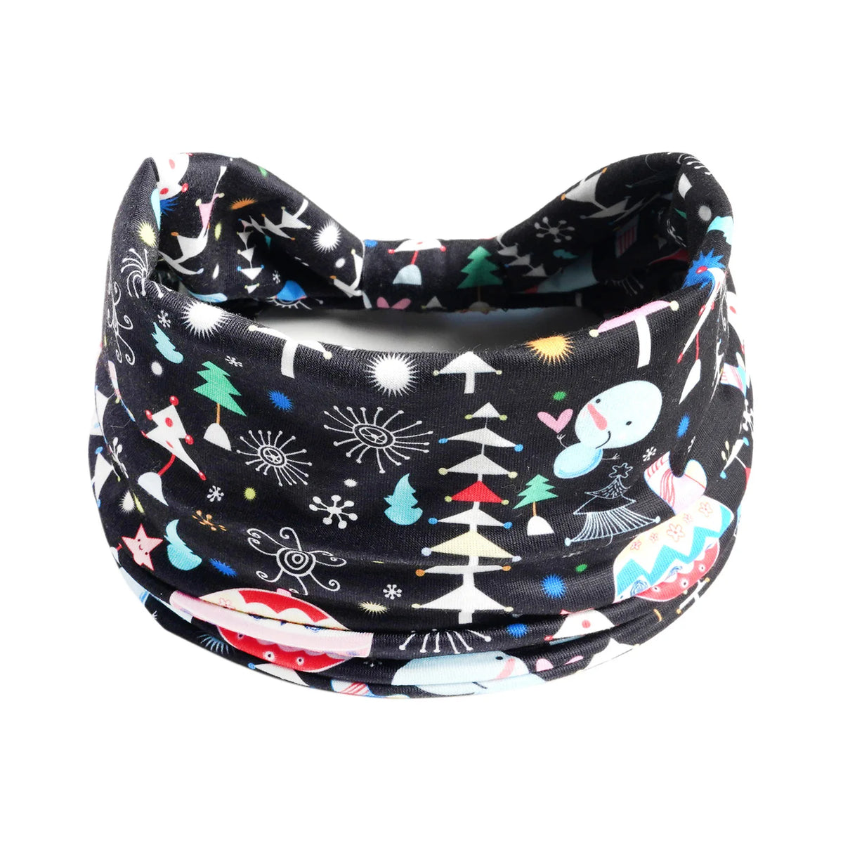 Halloween Party Headband Turban Headband Sport Hair Band Pumpkin Ghost Skull Print Hair Accessories Halloween Costume Party