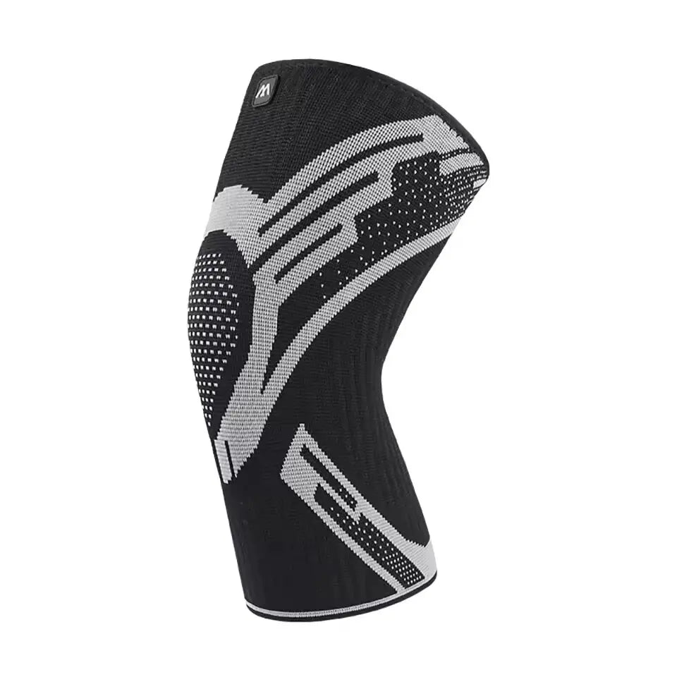 1 Pc Compression Knee Support Sleeve Elastic Breathable Knee Pads Brace Springs Gym Sports Protector Basketball Volleyball Run