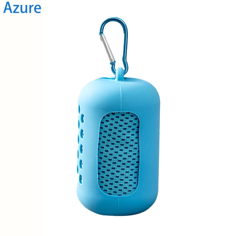 Cooling Towel Breathable Chilly Towel Sports Towel With Storage Box Yoga Towel Gym Towel for Indoor & Outdoor Activities