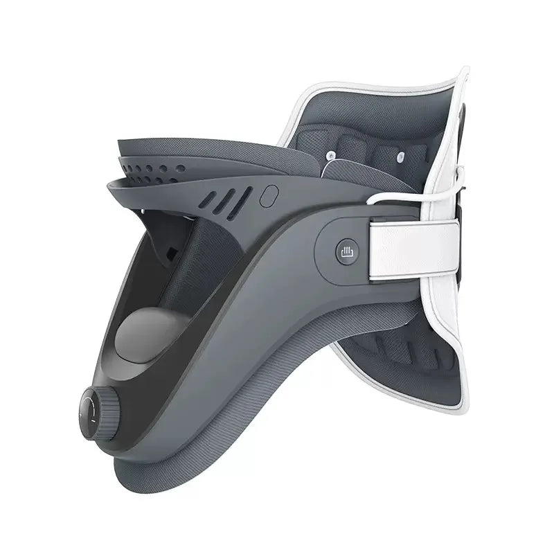 Cervical Traction Device Lightweight and Adjustable Neck Brace Support Stretcher with Built-in Airbag for Pain Relief Relaxation