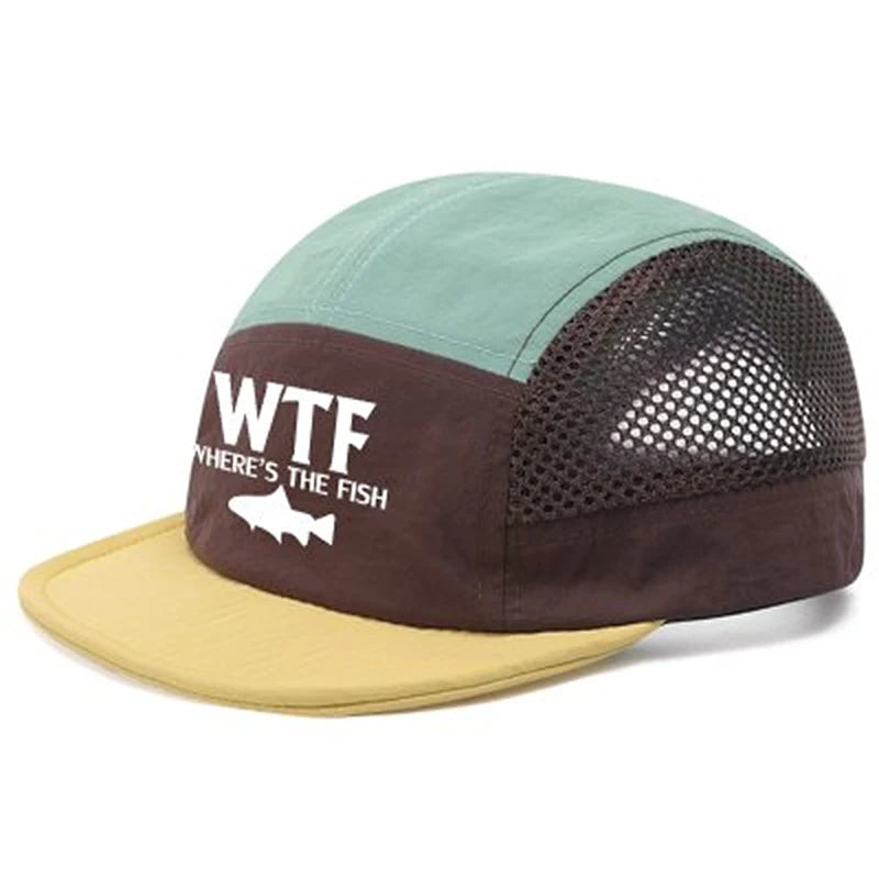 1Pcs Fun  Fishing Hat, Unisex Mesh Breathable Baseball Cap, Outdoor Casual Fashion Hat, Breathable Mesh Summer Hat