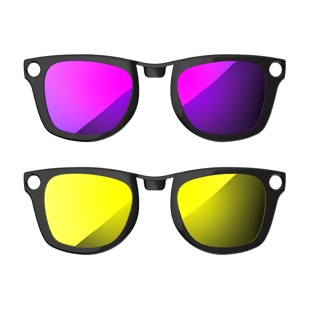 HIBLOKS Colorful Clip For Ray-Ban Meta Wayfarer GEN2 RW4012/4006/4008 Smart Glasses Polarized Sunglasses Lenses Anti-Glare Clip