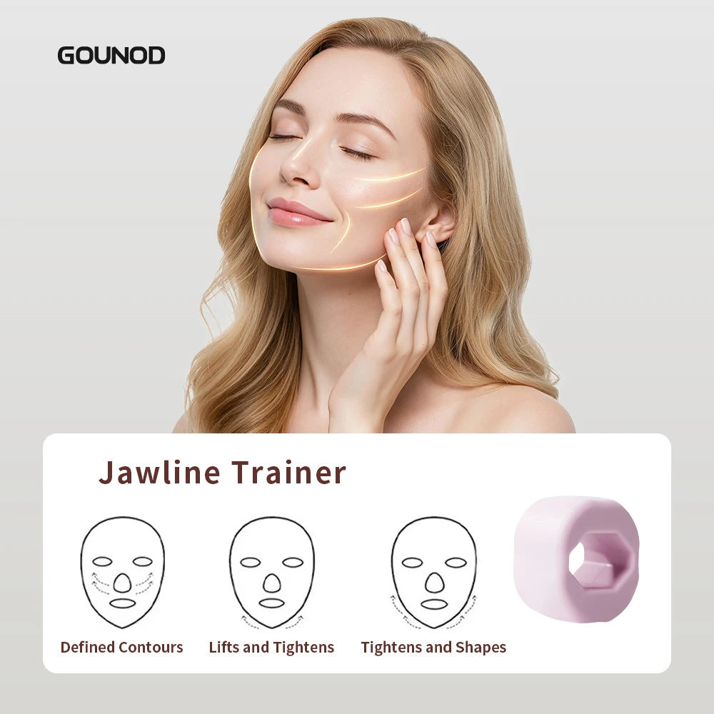 1PC/3PC Silicone Jaw Exerciser Ball Detachable Jaw Trainer Face Facial Muscle Trainer Jaw Chew Ball Training
