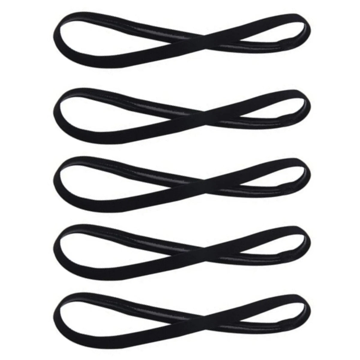 1/5pcs Candy Color Women Men Yoga Hair Bands Sports Headband Girls Sport Anti-slip Elastic Rubber Sweatband Football Running