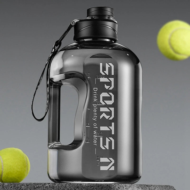 2.7/1.7LSport Water Bottle Super Large Capacity Accurate Calibration Water Kettle Fitness Gym Hiking Travel Leak Proof Water Jug