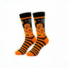 1 Pair of Personality Bat Mid Tube Men's Socks Skull Women's Socks Spider Tide Socks Bloody Hand Halloween Women's Socks