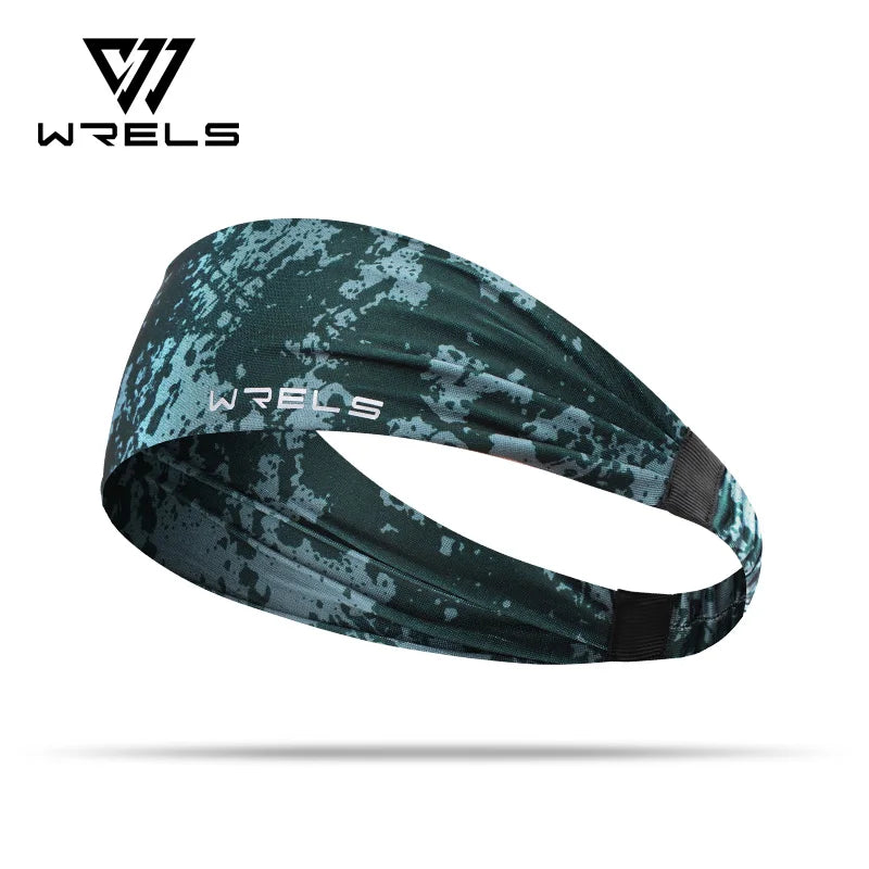 WRELS Sport Headbands Running Yoga Soft Elastic Hair Band Outdoor Sport Breathable Hairbands Men's and Women's Fitness Sweatband
