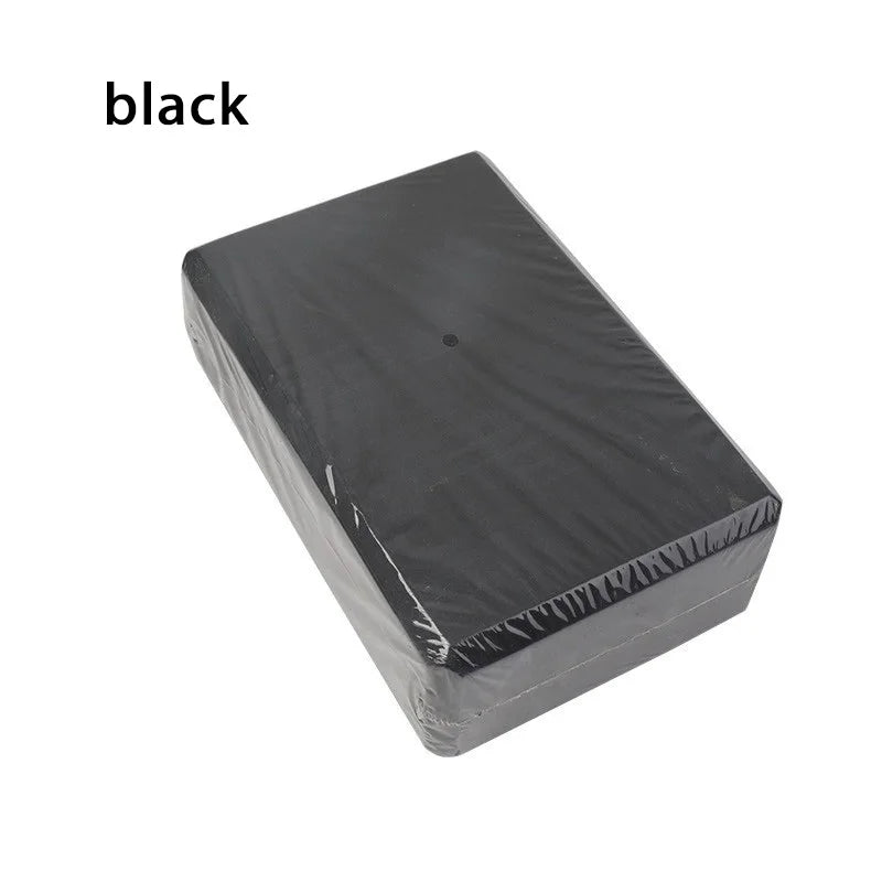Yoga Blocks Gym Foam Brick Pilates Stretching Body Shaping Building Cubes High Density Foam Blocks Solid Color Balance Blocks