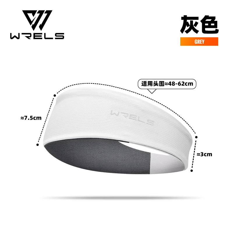WRELS Headband Absorbent Non-slip Cycling Yoga Sweat Headband Sweatband Unisex Moisture Wicking Workout Sweatband Fitness