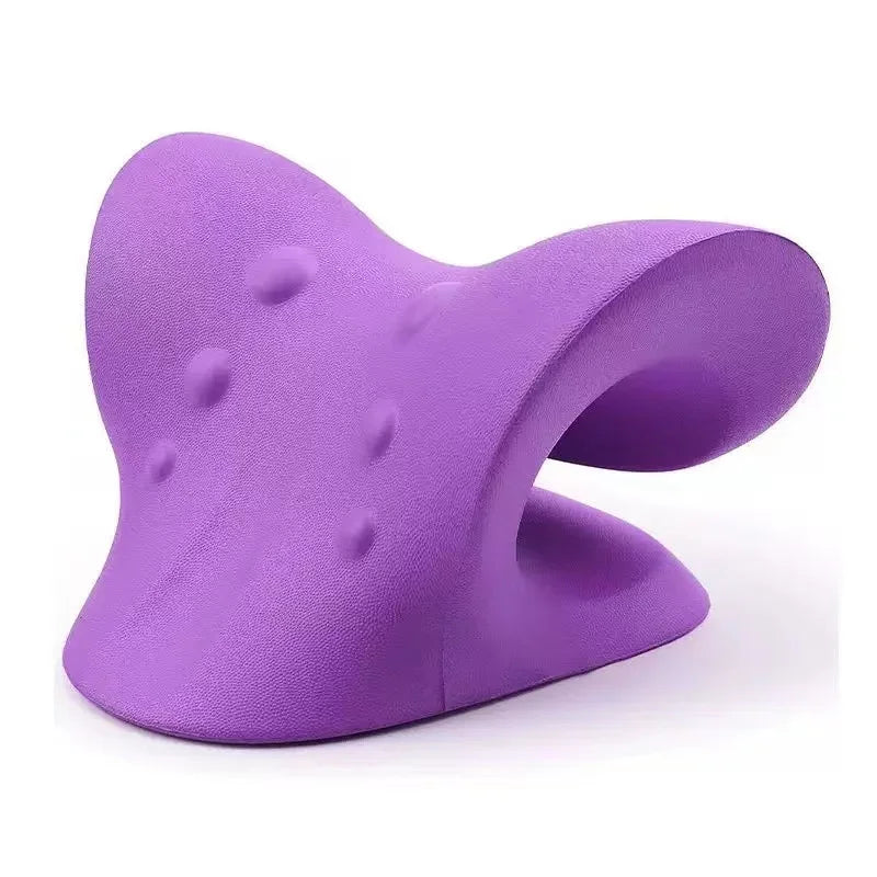 Neck Shoulder Stretcher Cervical Spine Stretch Gravity Muscle Relaxation Traction Massage Pillow Relieve Pain Spine Correction