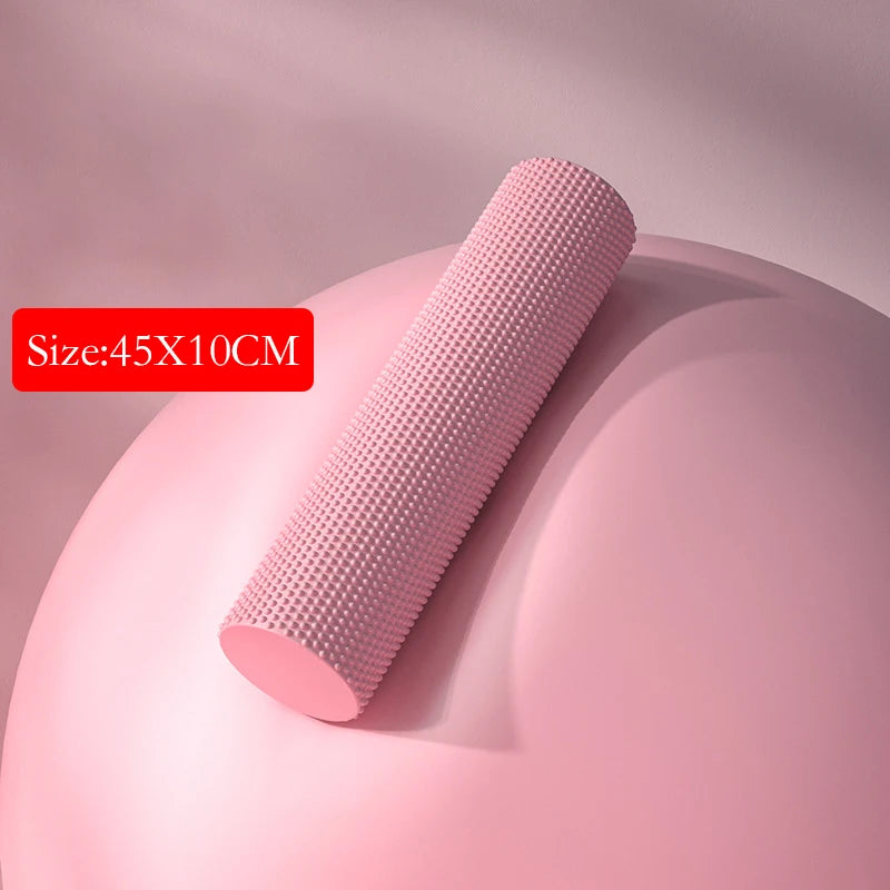 Yoga Foam Roller EVA High Density Yoga Columnor Pilates Foam Roller Exercise Back Massage Roller Home Fitness Equipment