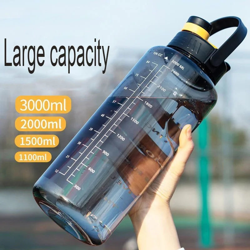 Super-large Capacity Water Cup  Student Outdoor Sports and Fitness  Shock-resistant and High-temperature Resistant Water Bottle