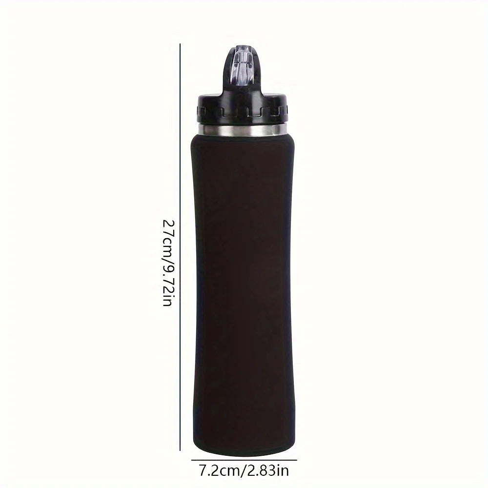 Personalized Insulated Stainless Steel Water Bottle with Straw, Engraved Fitness & Cycling Bottle, Perfect Gift for Men Women