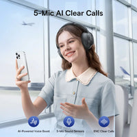 Baseus ANC Wireless Headphones 98% Adaptive Hybrid Noise Cancelling Headsets Hi-Res LDAC Headphone Bluetooth 6.0